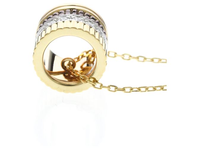 Colar com pingente Boucheron Quatre Classic Prata Dourado - vista 2