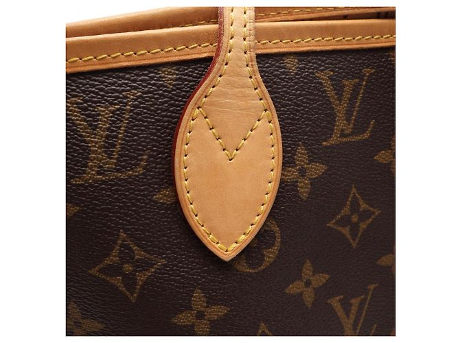 Louis Vuitton Neverfull MM Tote Bag Braun - Ansicht 12