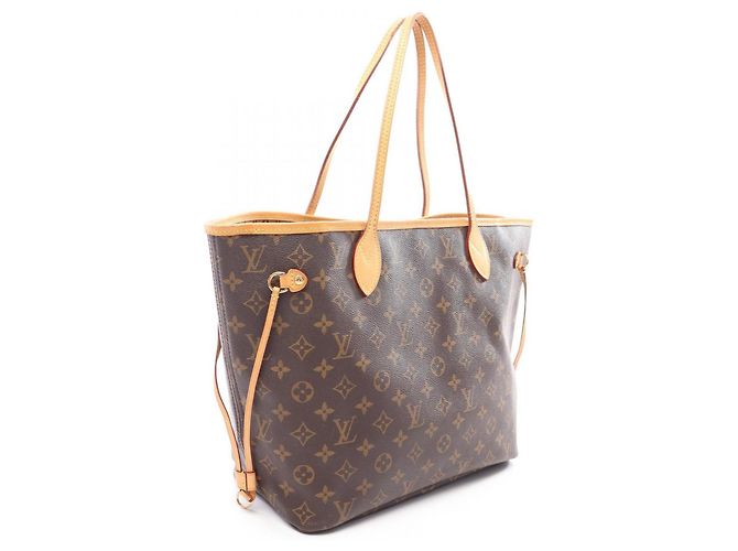 Louis Vuitton Neverfull MM Tote Bag Braun - Ansicht 2