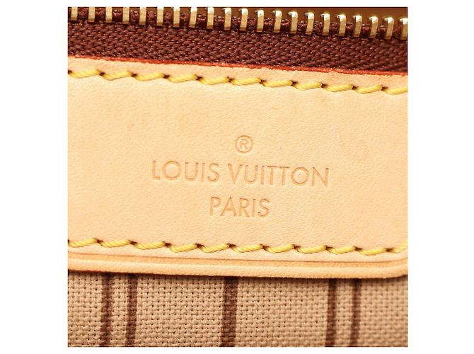 Louis Vuitton Neverfull MM Tote Bag Braun - Ansicht 4