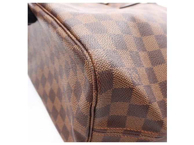 Sac Cabas Louis Vuitton Neverfull MM Marron Damier ebène - vue 6