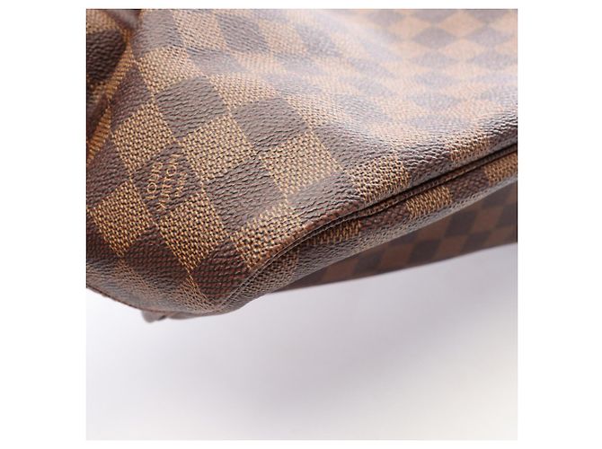 Sac Cabas Louis Vuitton Neverfull MM Marron Damier ebène - vue 7