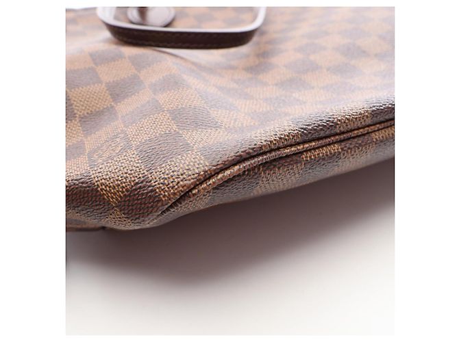 Sac Cabas Louis Vuitton Neverfull MM Marron Damier ebène - vue 9