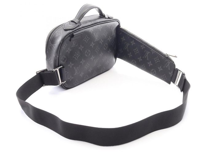 Marsupio Louis Vuitton Monogram Eclipse Nero - vista 2