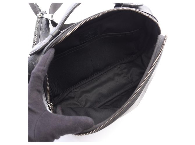 Marsupio Louis Vuitton Monogram Eclipse Nero - vista 3
