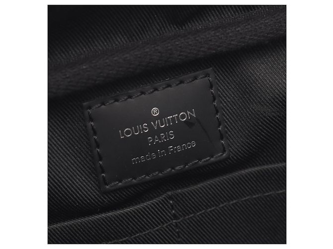 Marsupio Louis Vuitton Monogram Eclipse Nero - vista 4