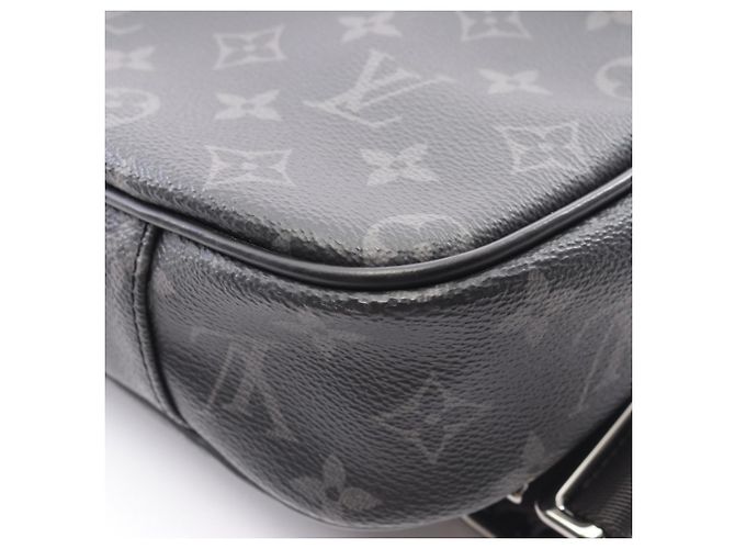 Marsupio Louis Vuitton Monogram Eclipse Nero - vista 6