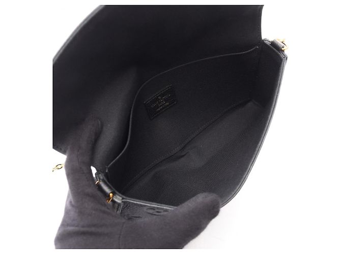 Louis Vuitton Pochette Felicie Nero - vista 3