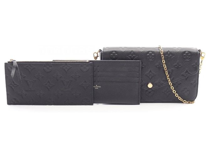 Louis Vuitton Pochette Felicie Nero - vista 6