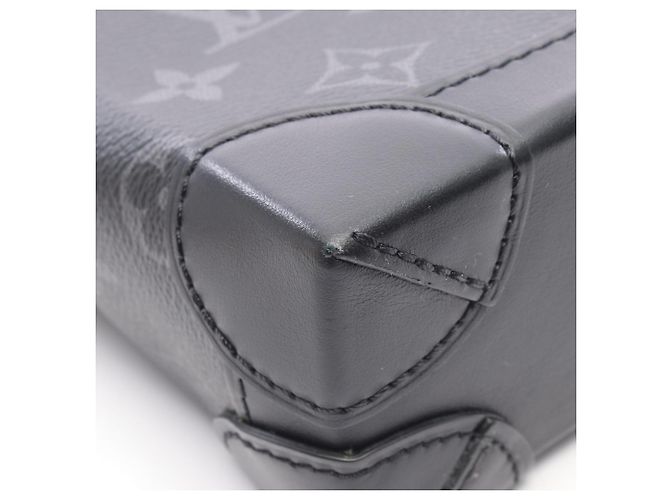 Borsa a tracolla 2-Way Louis Vuitton Nano Steamer Nero - vista 6