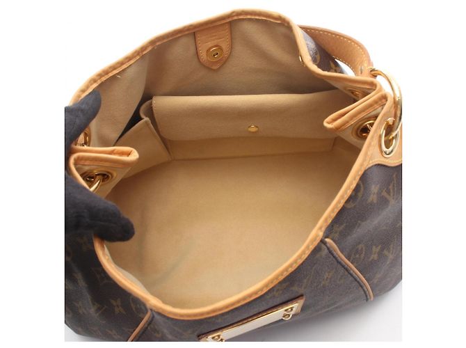 Borsa a tracolla Louis Vuitton Galliera PM Monogram Marrone - vista 3