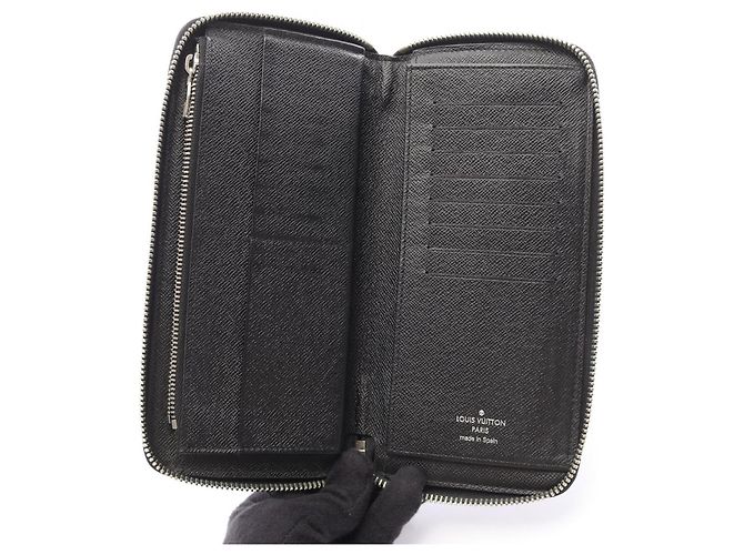 Cartera larga Louis Vuitton Damier Graphite Negro - vista 3