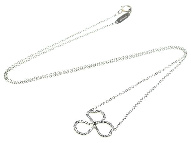 Autre Marque Collana Tiffany Open Paper Flower Argento - vista 13