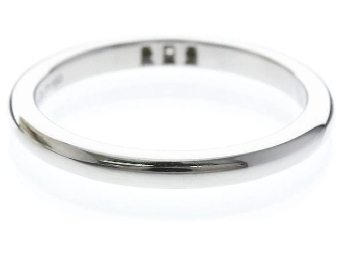 Autre Marque Tiffany Forever Ehering 3P Diamanten in Platin Silber - Ansicht 3