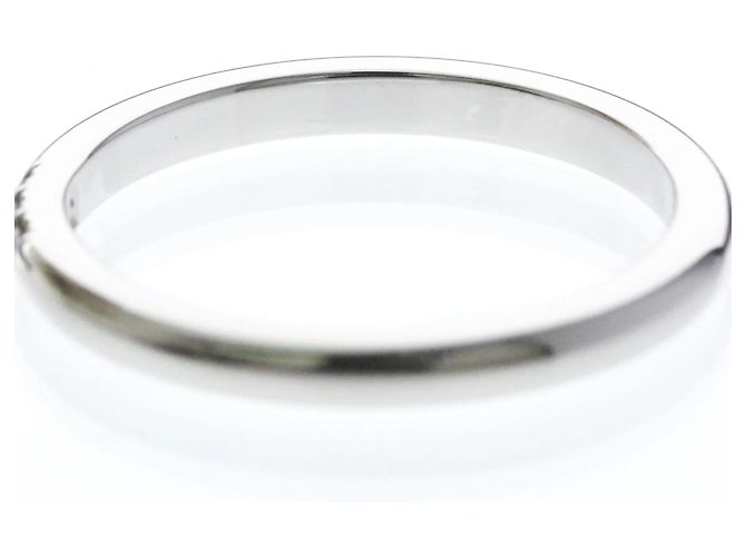 Autre Marque Tiffany Forever Ehering 3P Diamanten in Platin Silber - Ansicht 6