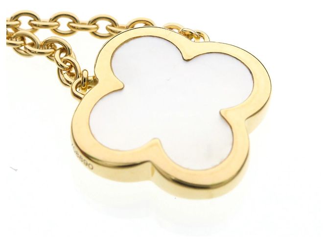Collana Pendente Van Cleef & Arpels Pure Alhambra D'oro - vista 7