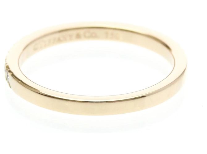 Autre Marque Anello Tiffany Novoring in Oro Rosa e Diamanti D'oro - vista 3