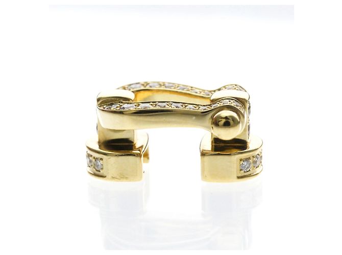 Bracelet Fred Force 10 Diamants Modèle Medium Doré - vue 10