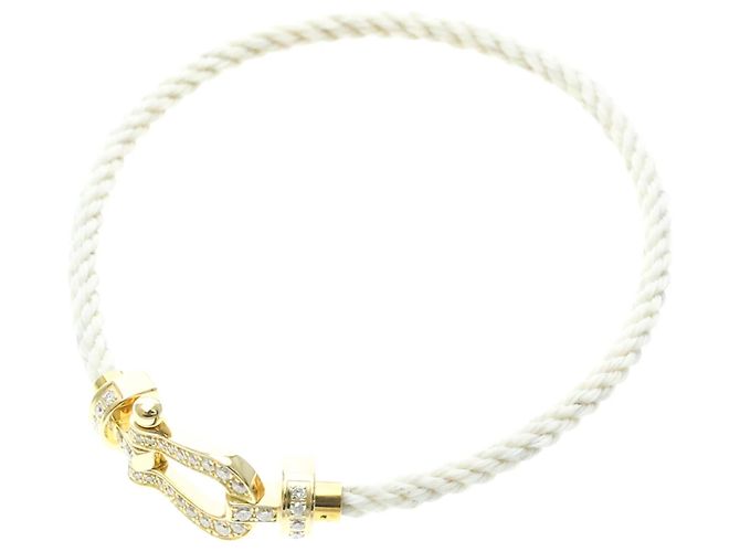 Bracelet Fred Force 10 Diamants Modèle Medium Doré - vue 2