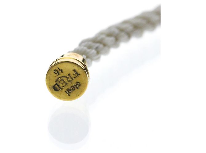 Bracelet Fred Force 10 Diamants Modèle Medium Doré - vue 8