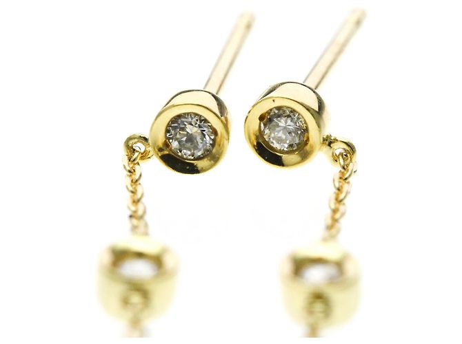 Autre Marque Orecchini a goccia Ponte Vecchio in oro 18K e diamanti D'oro - vista 7