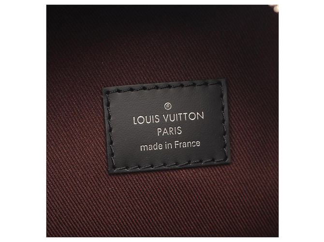 Zaino/Borsa Louis Vuitton Josh Monogram Macassar Marrone Nero - vista 4