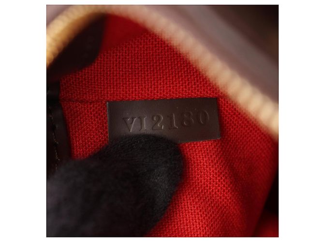 Borsa a tracolla Louis Vuitton Verona MM Marrone Damier ebene - vista 5
