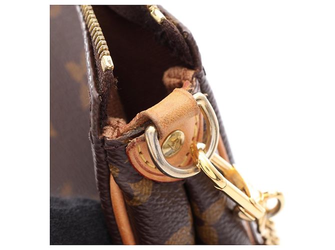 Borsa a tracolla 2-Way Louis Vuitton Eva Marrone Monogramma - vista 8