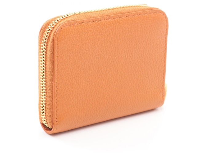 Monedero de piel naranja Miu Miu - vista 2
