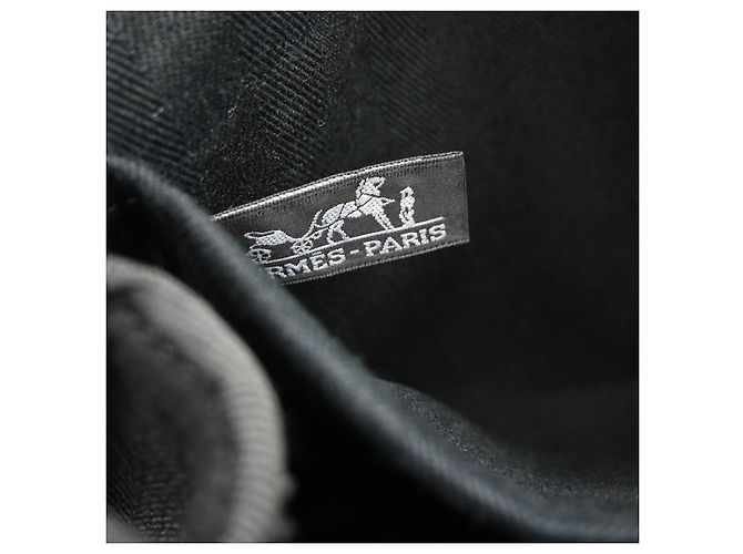 Hermès Hermes Valparaiso Toile and Leather PM Nero - vista 4