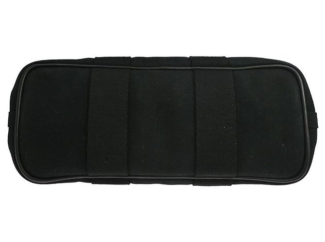 Hermès Hermes Valparaiso Toile and Leather PM Nero - vista 7