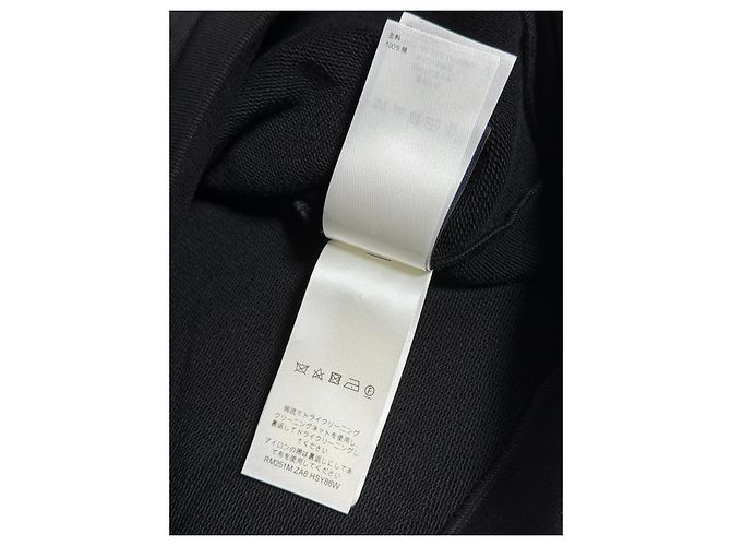 Louis Vuitton Felpa Nera con Patch Ricamata e Cristalli Nero - vista 7