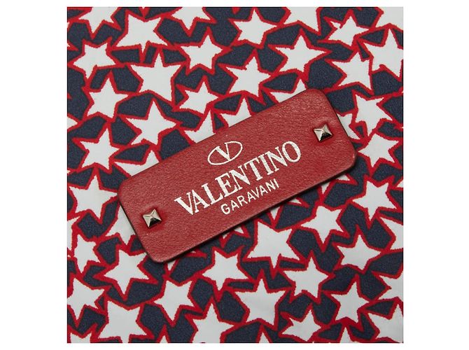 Mochila Valentino Star Roja Azul marino - vista 10