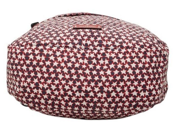 Mochila Valentino Star Roja Azul marino - vista 3