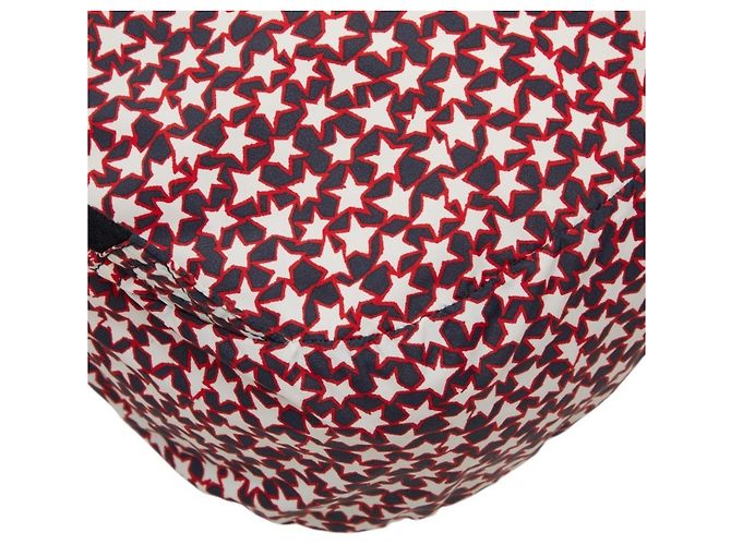Mochila Valentino Star Roja Azul marino - vista 7