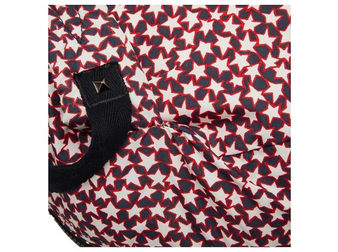 Mochila Valentino Star Roja Azul marino - vista 8