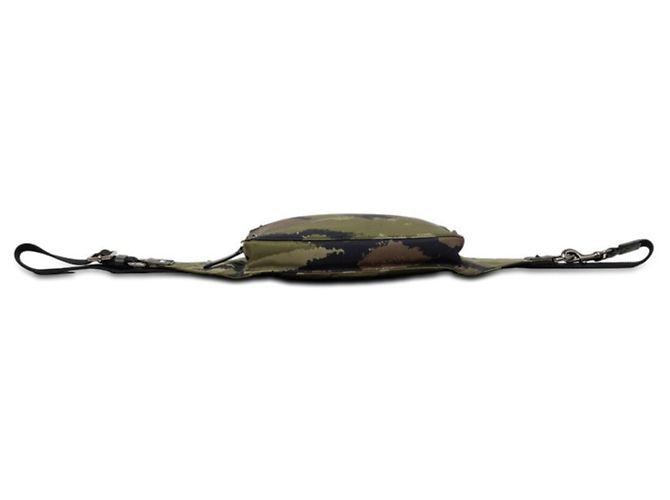 Borsa a tracolla Valentino Rockstud Camouflage Nero Verde Cachi - vista 3