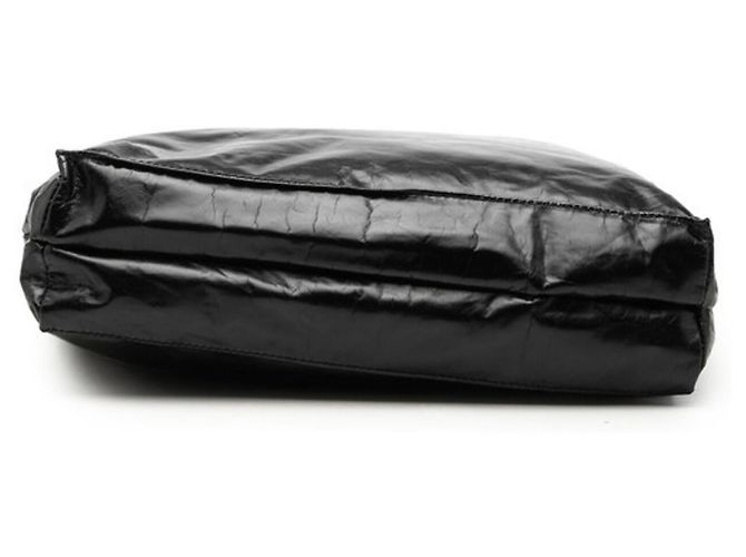 Borsa Tote in pelle nera con logo Valentino VLTN Nero - vista 3