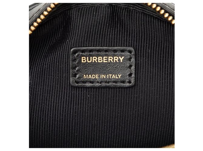 Borsa a tracolla rotonda Burberry Nero - vista 5