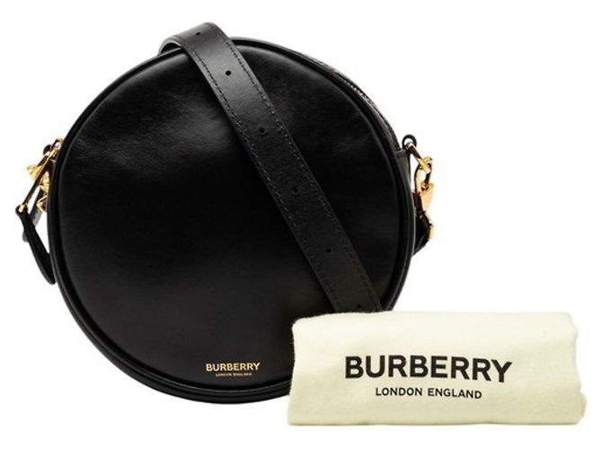 Borsa a tracolla rotonda Burberry Nero - vista 6