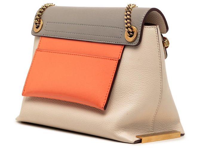 Borsa a tracolla Chloé Chloe Claire Chain Marrone Crudo - vista 2