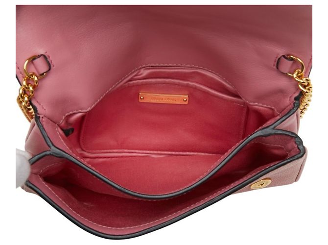 Borsa a tracolla Miu Miu Madras con catena Rosa - vista 8