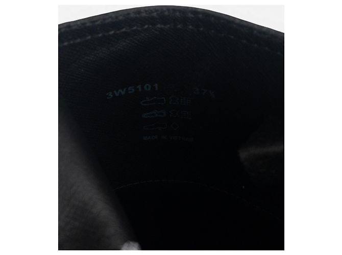 Botas Biker Prada 2000s Hybrid Buckle Negro - vista 11