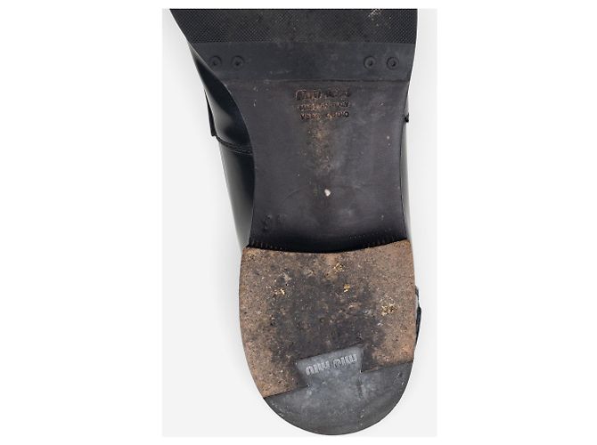 Miu Miu 2000s Penny Loafers Nero - vista 10