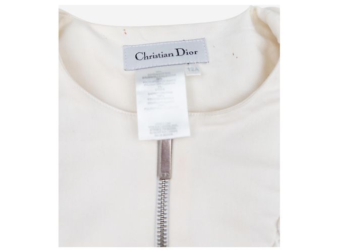 Autre Marque Dior by Galliano AW02 Bondage Spitzenjacke Weiß - Ansicht 6