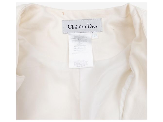 Autre Marque Dior by Galliano AW02 Bondage Spitzenjacke Weiß - Ansicht 7