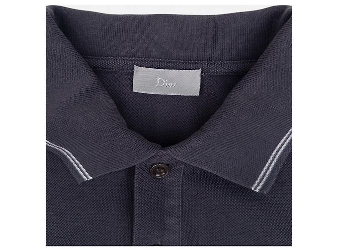 Autre Marque Polo a maniche corte Dior Homme ‘Bee’ Grigio - vista 5