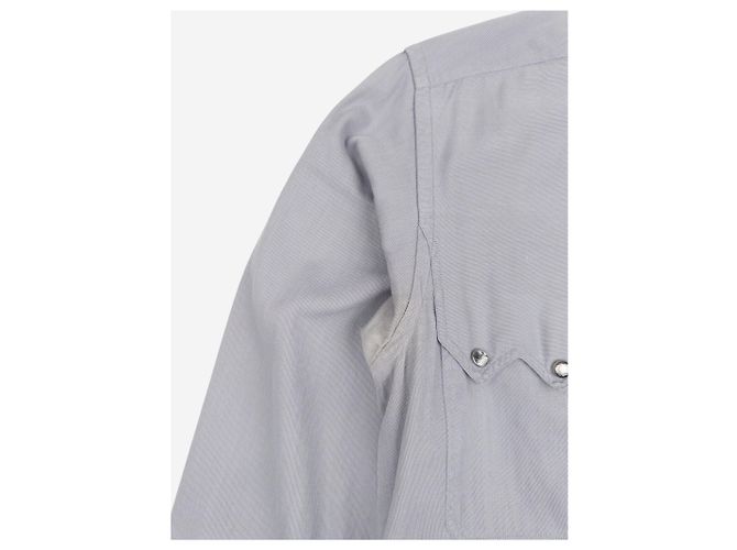 Camicia Western Cowboy con bottoni di perla Gucci by Tom Ford AW97 Grigio - vista 4