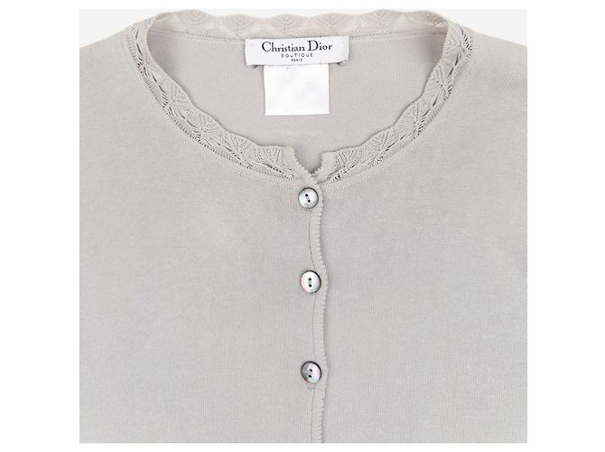 Autre Marque Cárdigan de encaje Dior by Galliano SS00 Gris - vista 3