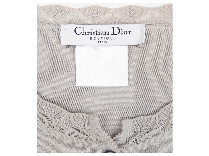Autre Marque Cárdigan de encaje Dior by Galliano SS00 Gris - vista 6